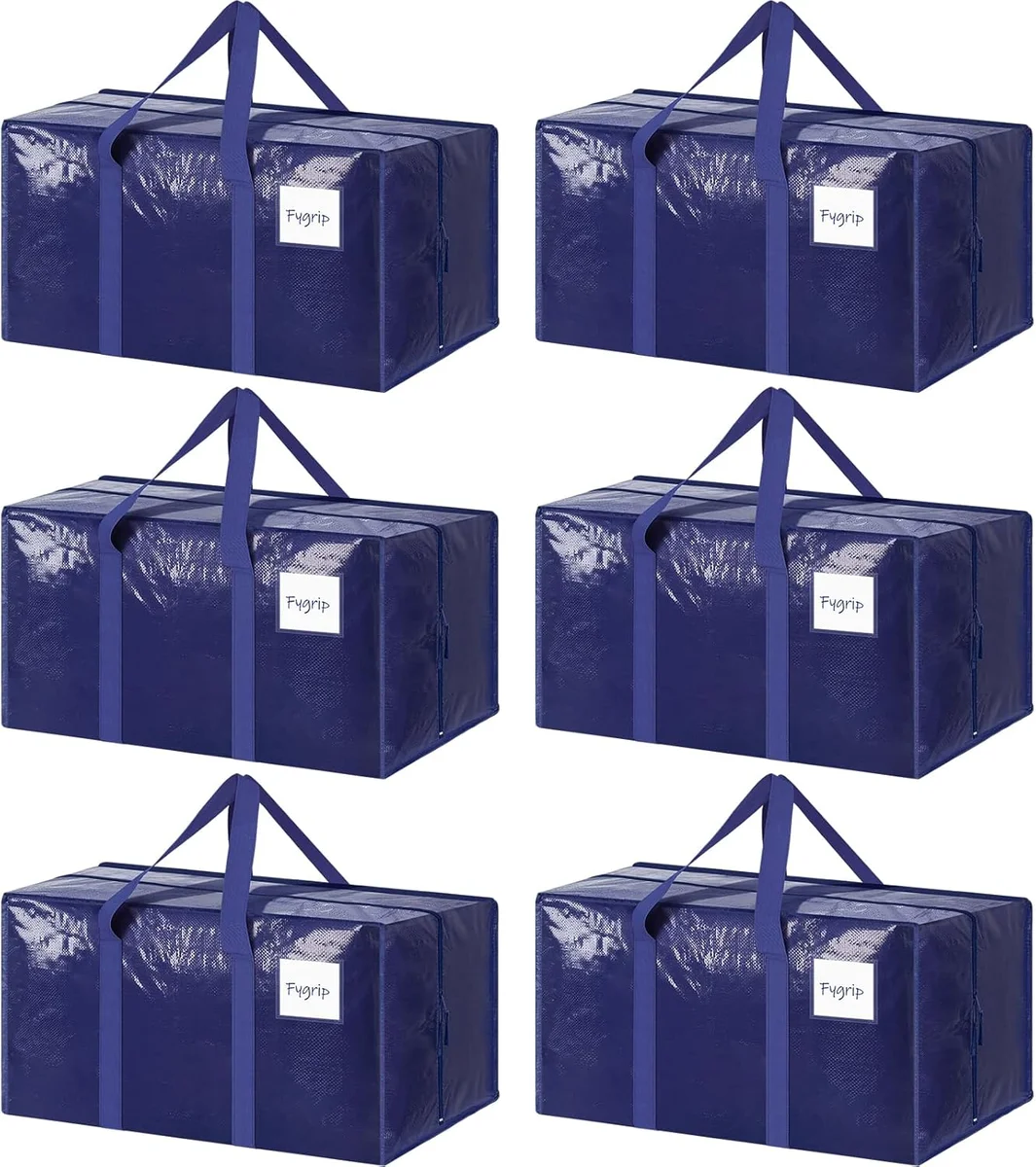 FYGRIP Extra Heavy Duty Large Moving Bags MB24 29"L x 14"W x 13"H Dark Blue New