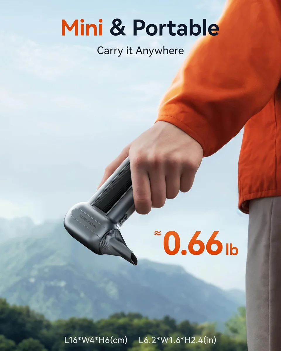 WOLFBOX Electric Air Duster MF100 150000RPM Cordless 3-Gear Adjustable New image 6