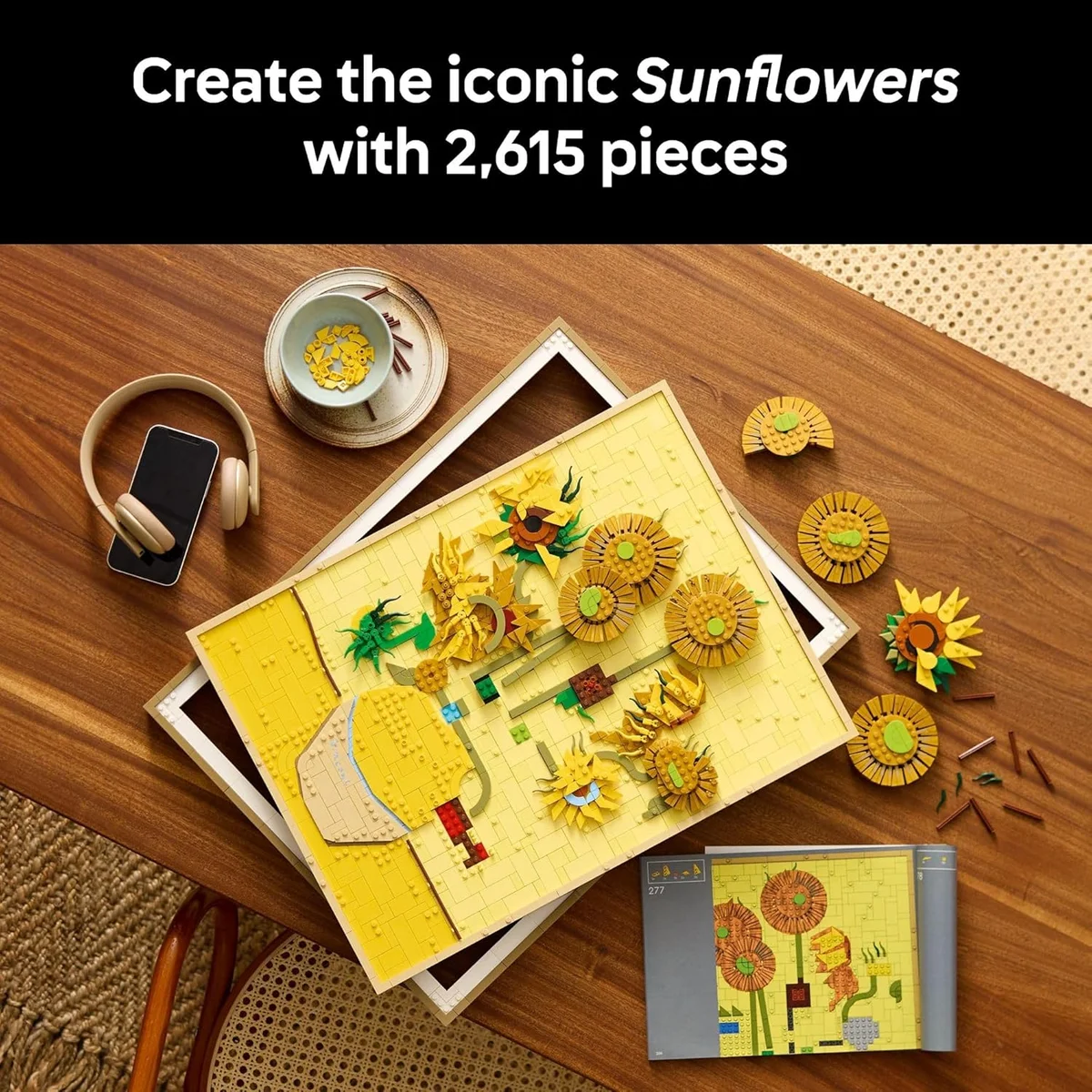 LEGO Vincent Van Gogh – Sunflowers Building Set 31215 - 2615 Pieces - Multicolor - New image 3