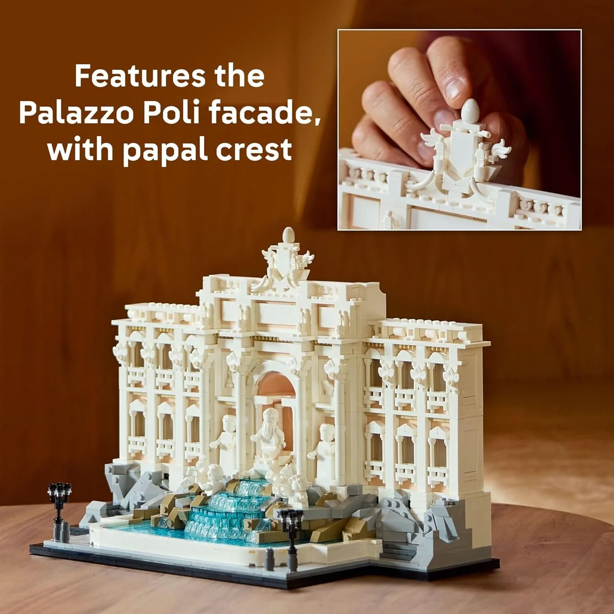 LEGO Architecture Trevi Fountain Building Set 21062 - 1880 Pieces - Multicolor - New image 5