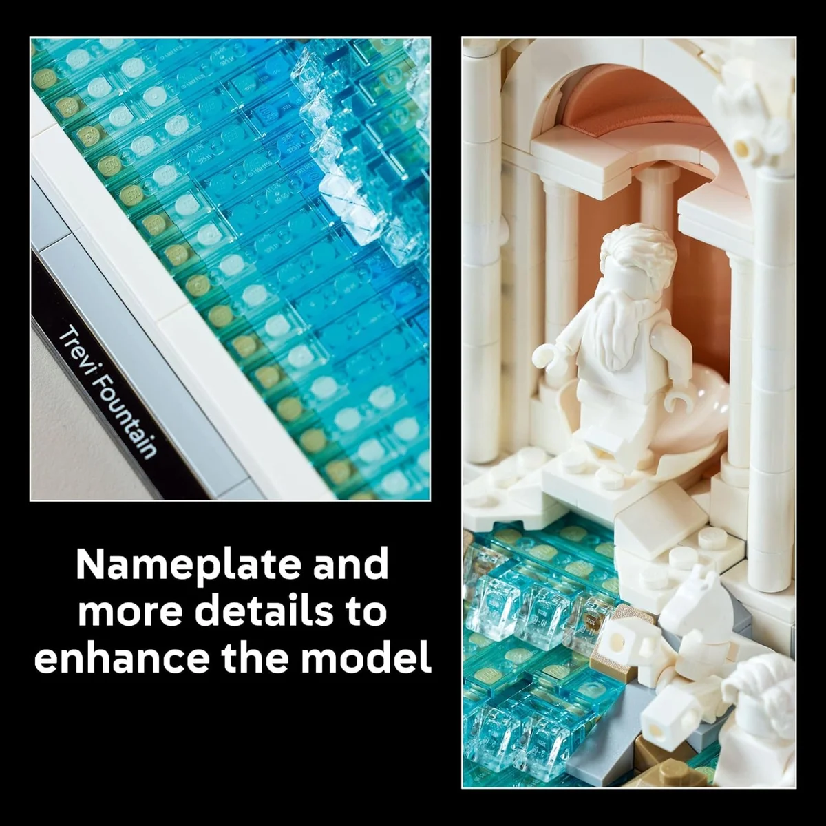 LEGO Architecture Trevi Fountain Building Set 21062 - 1880 Pieces - Multicolor - New image 6