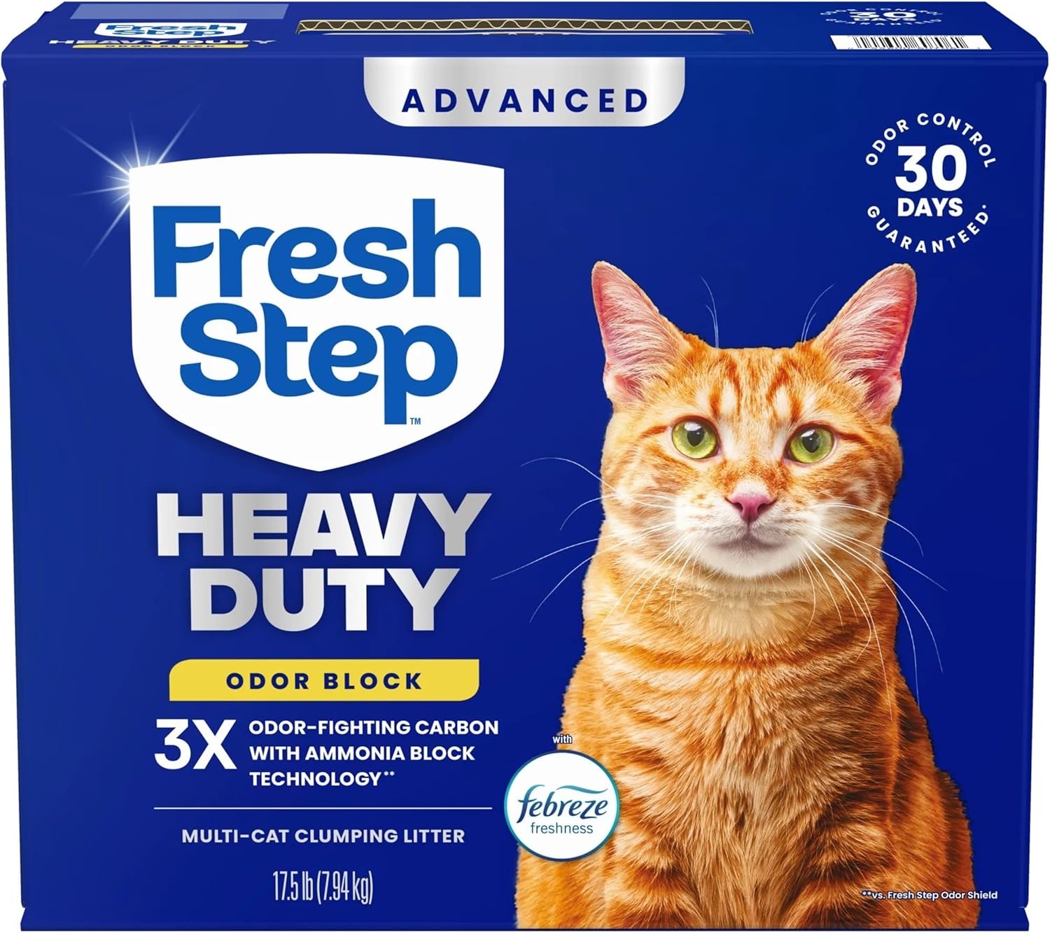 Fresh Step Advanced Heavy Duty Multi Cat Clumping Cat Litter 65922 Low Dust Odor Control 17.5 lb New image 11