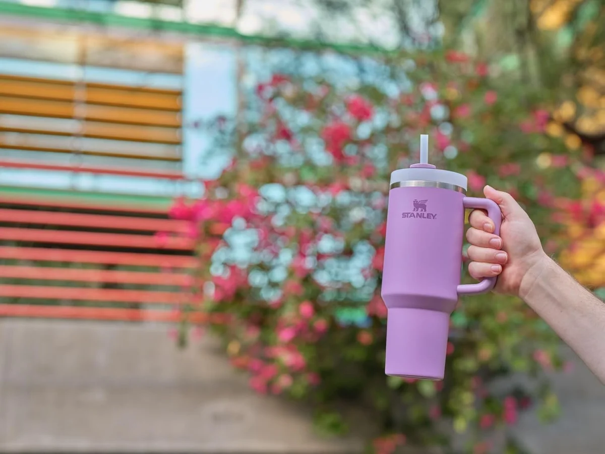 STANLEY Quencher H2.0 Tumbler 100000130373 40 oz Stainless Steel Cup Holder Compatible Lilac New image 6