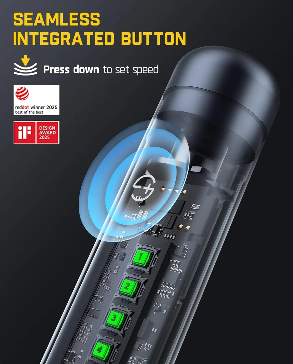 Fanttik F2 Master Mini Cordless Rotary Tool Kit NeoPulse Motor 25000 RPM Gray New image 2