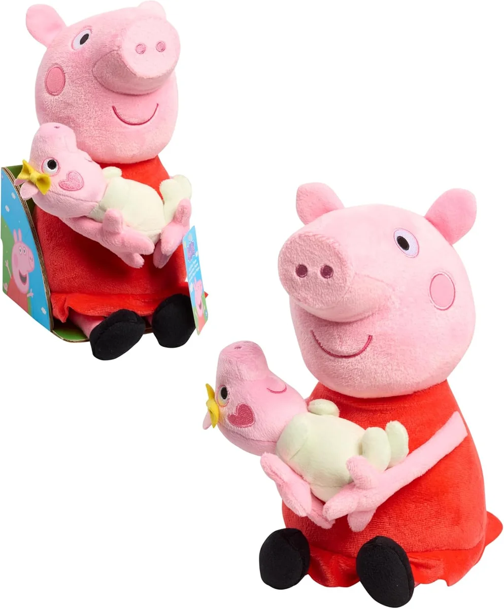 Just Play Peppa Pig Lil Friends Big Sis Plush Stuffed Animal 11.5-inch Multi-color New