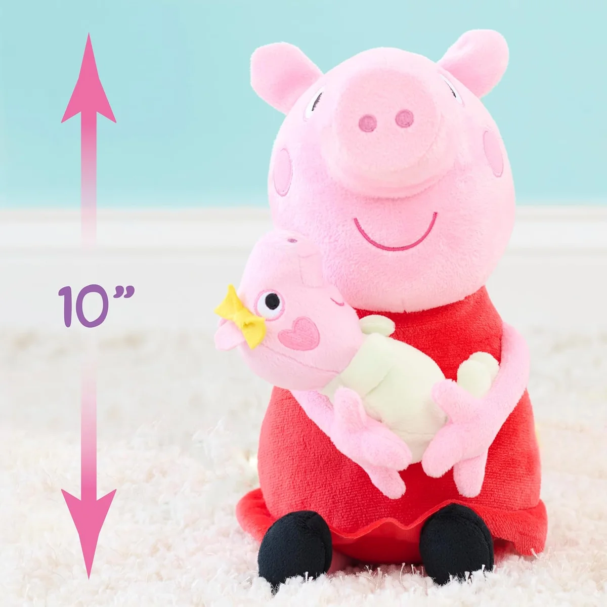 Just Play Peppa Pig Lil Friends Big Sis Plush Stuffed Animal 11.5-inch Multi-color New image 7