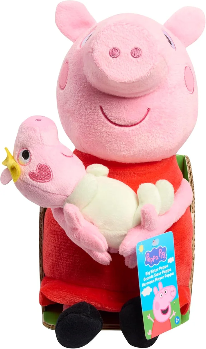 Just Play Peppa Pig Lil Friends Big Sis Plush Stuffed Animal 11.5-inch Multi-color New image 8