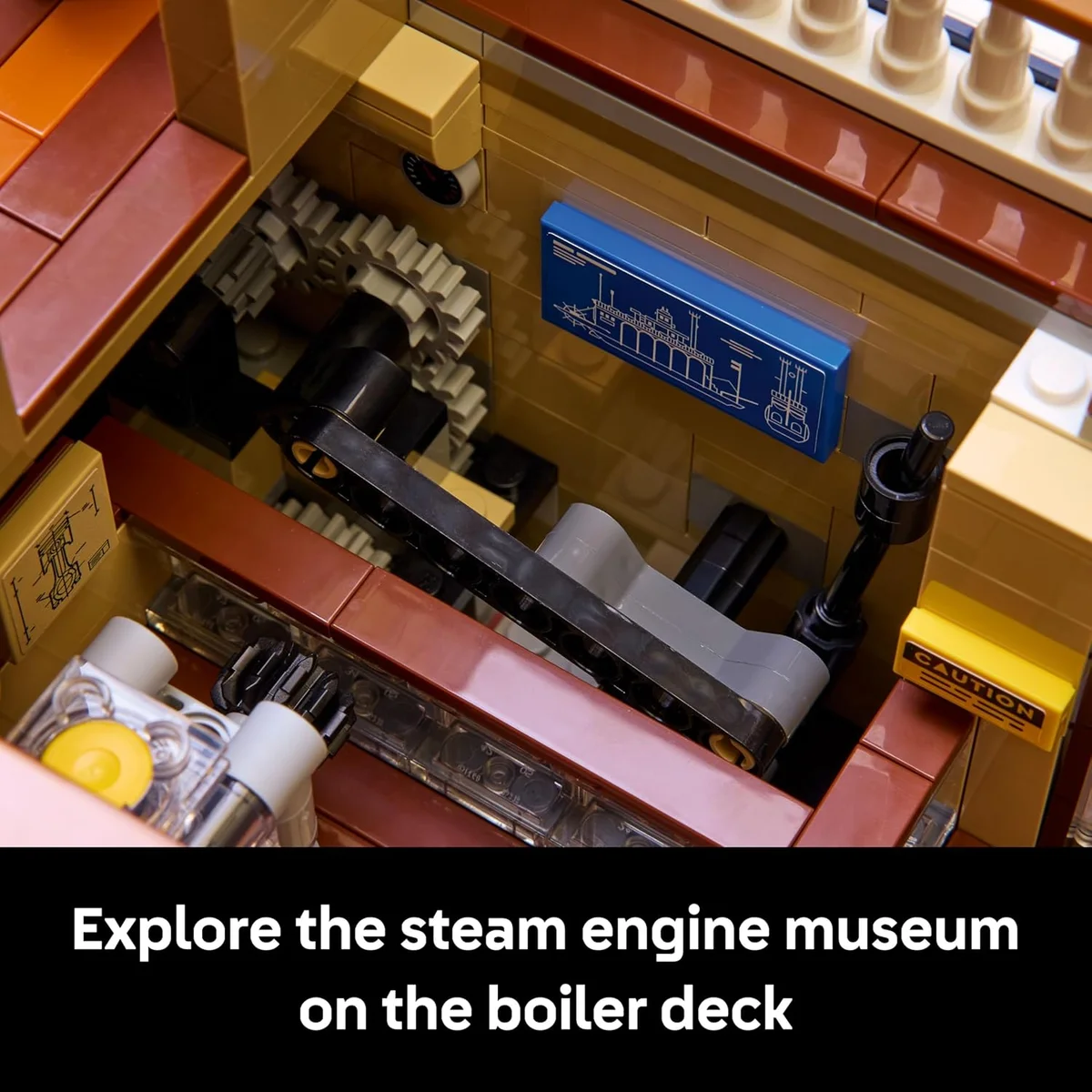 LEGO Ideas River Steamboat Building Set 21356 - 4090 Pieces - Multicolor - New image 7