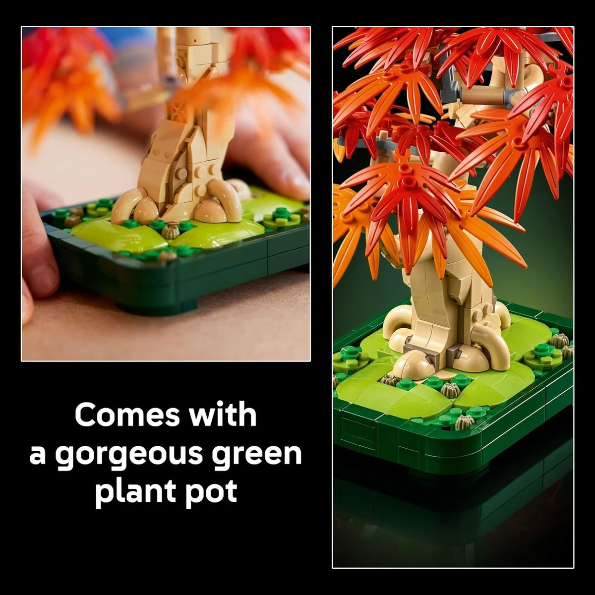 LEGO Japanese Red Maple Bonsai Tree Building Kit 10348 - 474 Pieces Multicolor New image 5