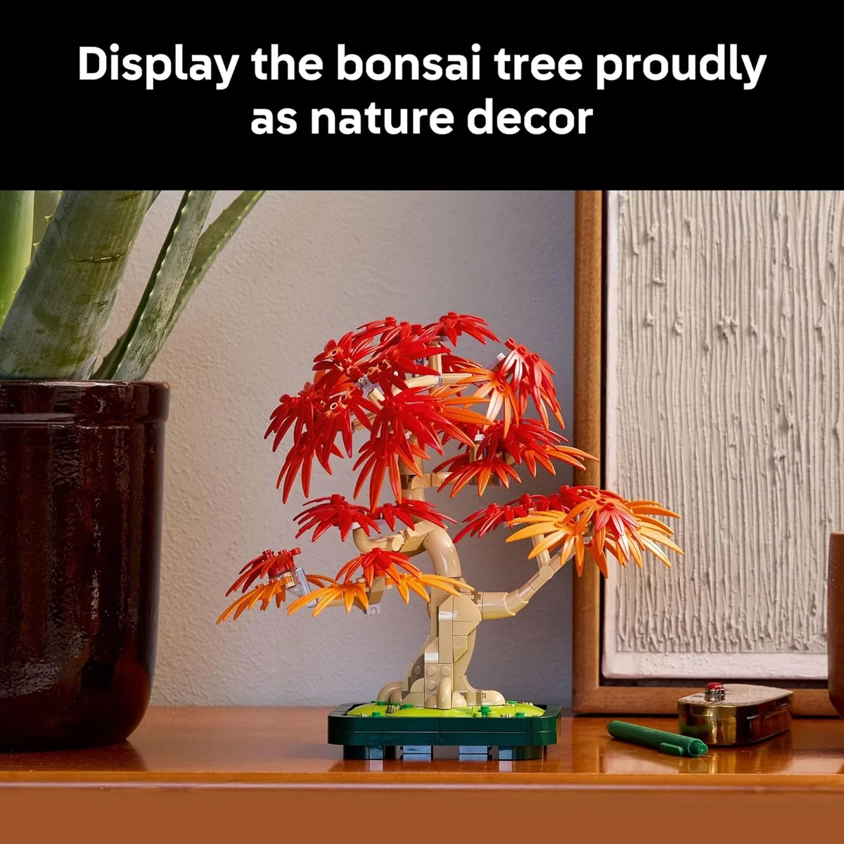 LEGO Japanese Red Maple Bonsai Tree Building Kit 10348 - 474 Pieces Multicolor New image 6