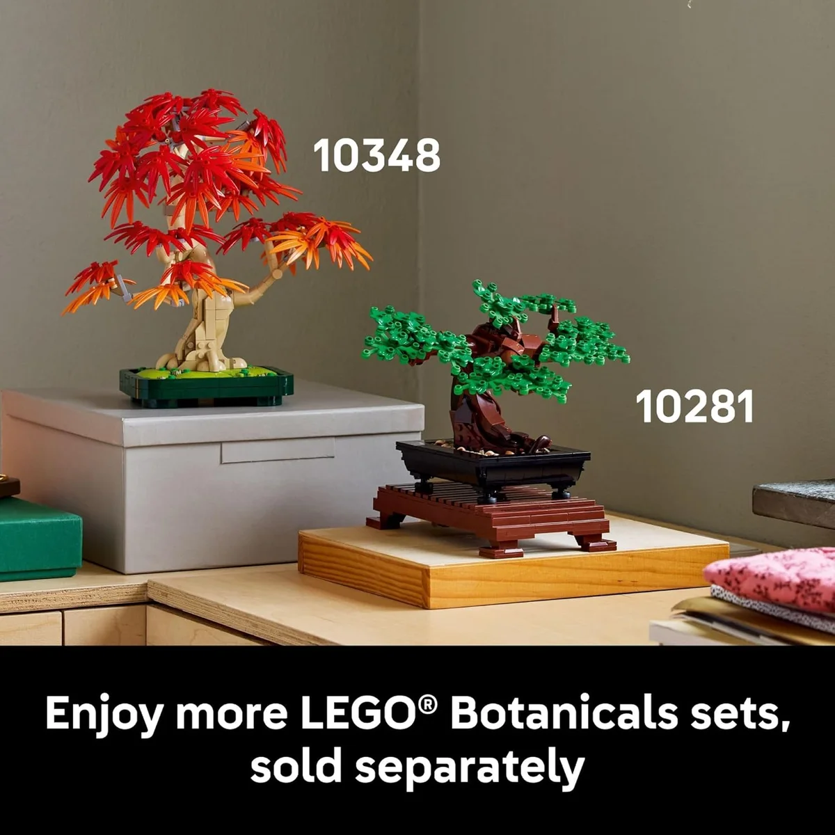 LEGO Japanese Red Maple Bonsai Tree Building Kit 10348 - 474 Pieces Multicolor New image 7