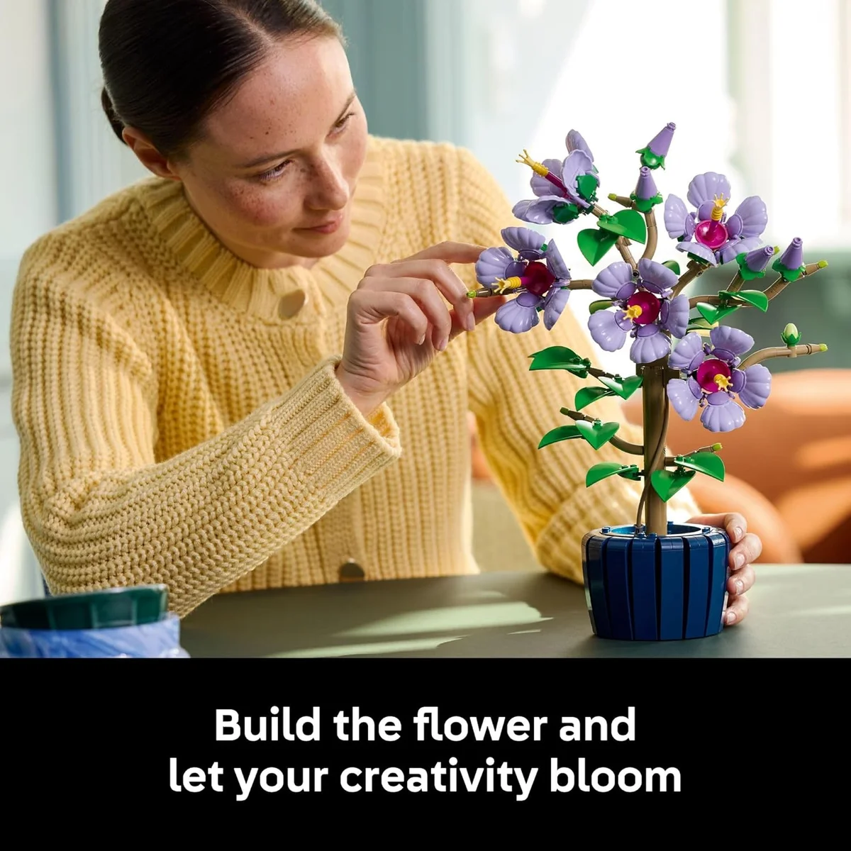 LEGO Botanicals Hibiscus Flower Building Set 10372 - 660 Pieces, Plastic, Multicolor - New image 3