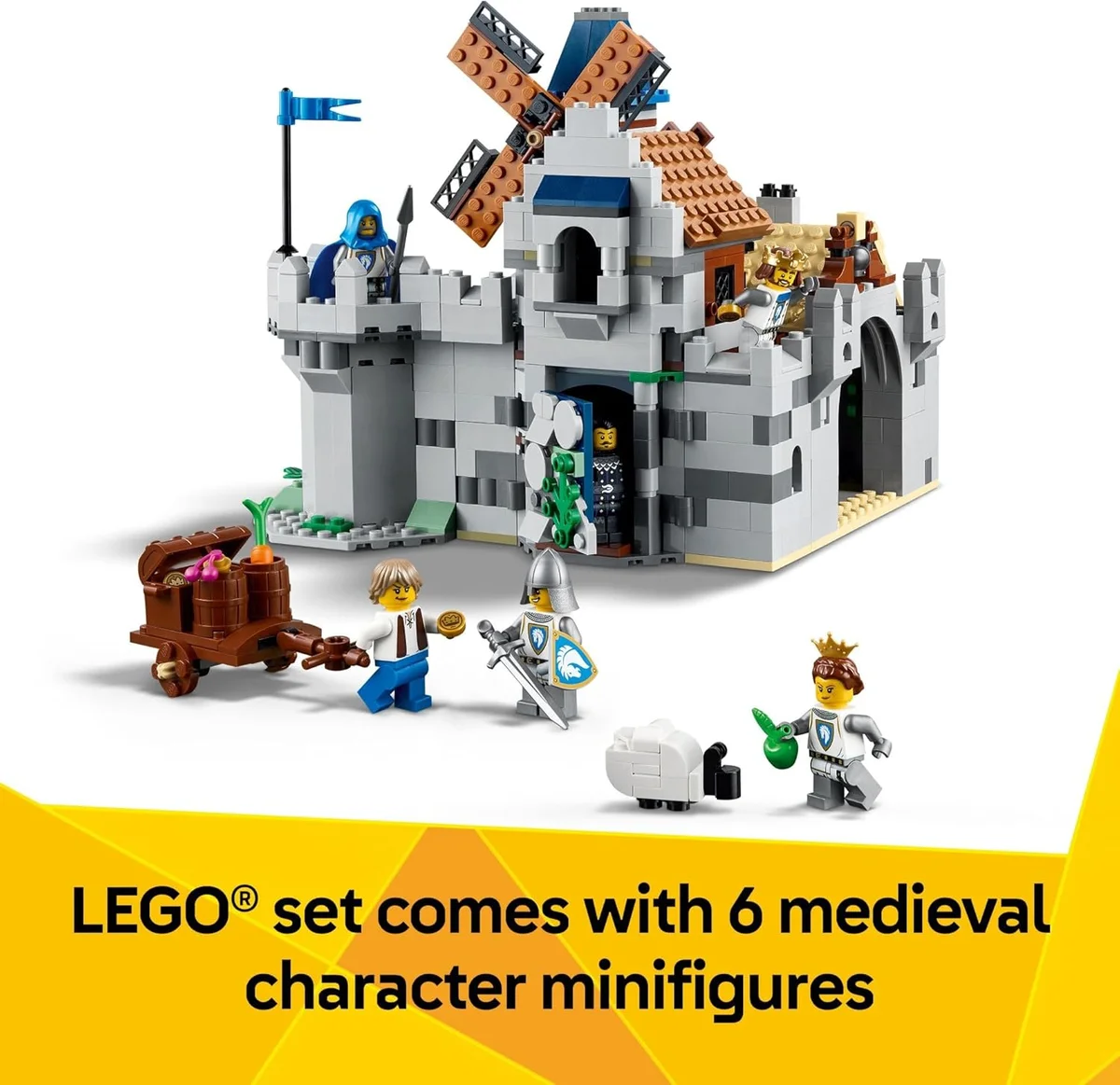 LEGO Creator Medieval Horse Knight Castle Toy 31168 - 1371 Pieces - Multicolor - New image 5