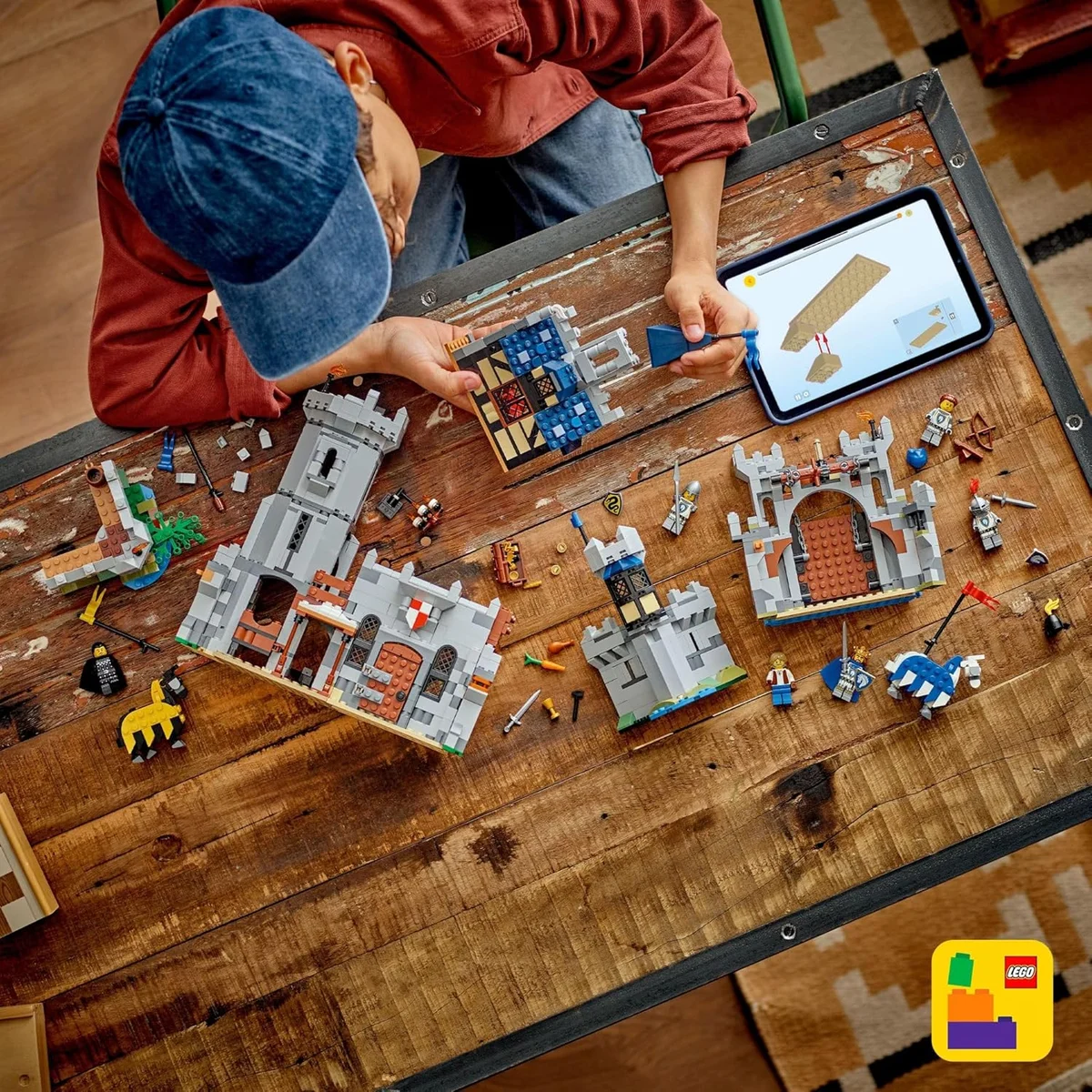 LEGO Creator Medieval Horse Knight Castle Toy 31168 - 1371 Pieces - Multicolor - New image 6