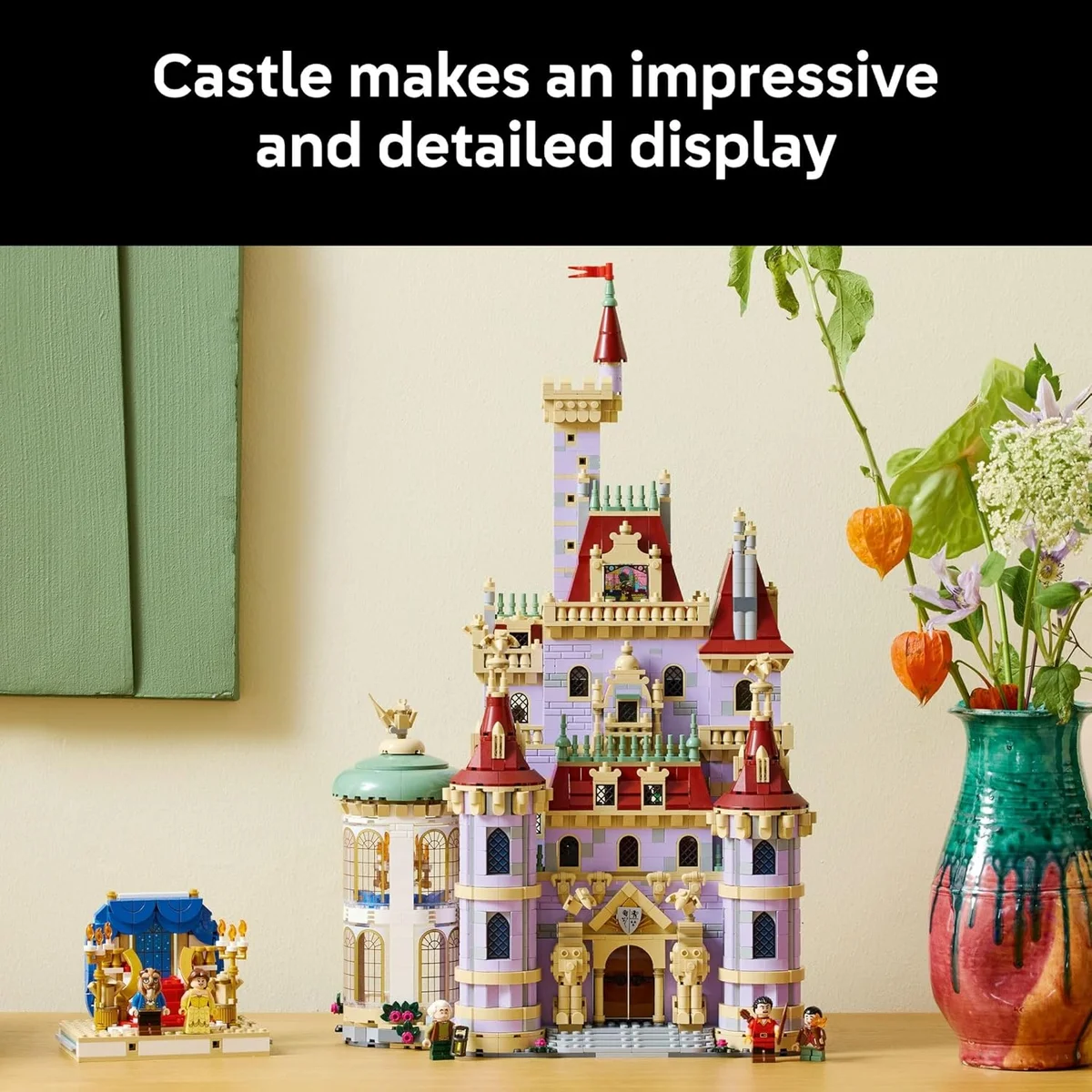 LEGO Disney Princess Beauty and The Beast Castle Building Set 43263 - 2916 Pieces - Multicolor - New image 7