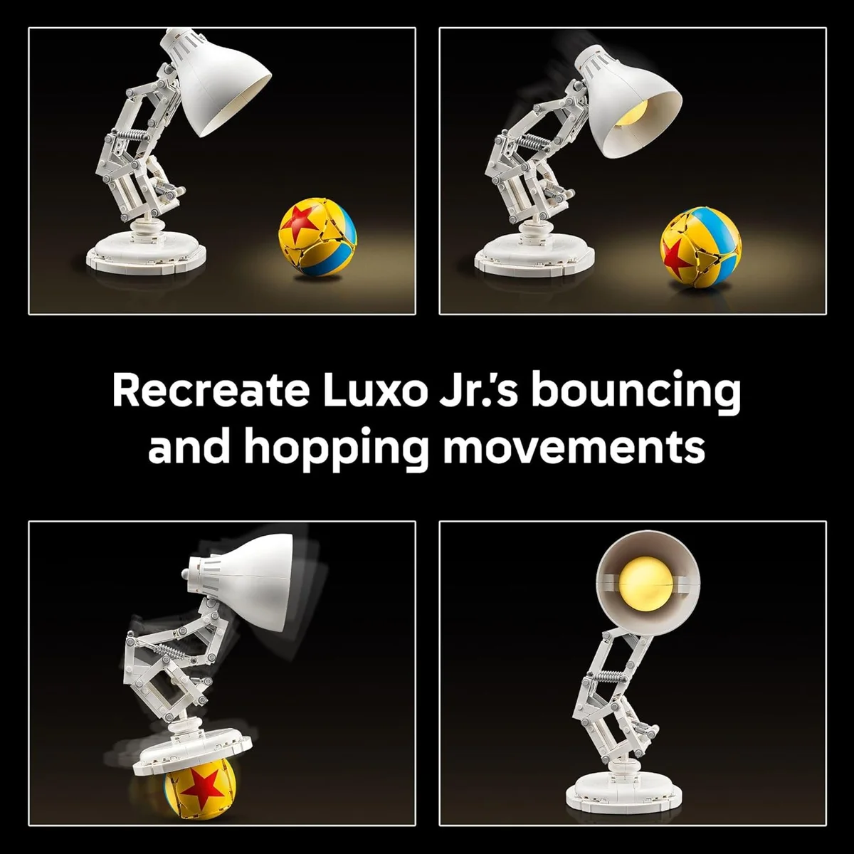 LEGO Disney Pixar Luxo Jr. Building Set 21357 - 613 Pieces - Multicolor - New image 4