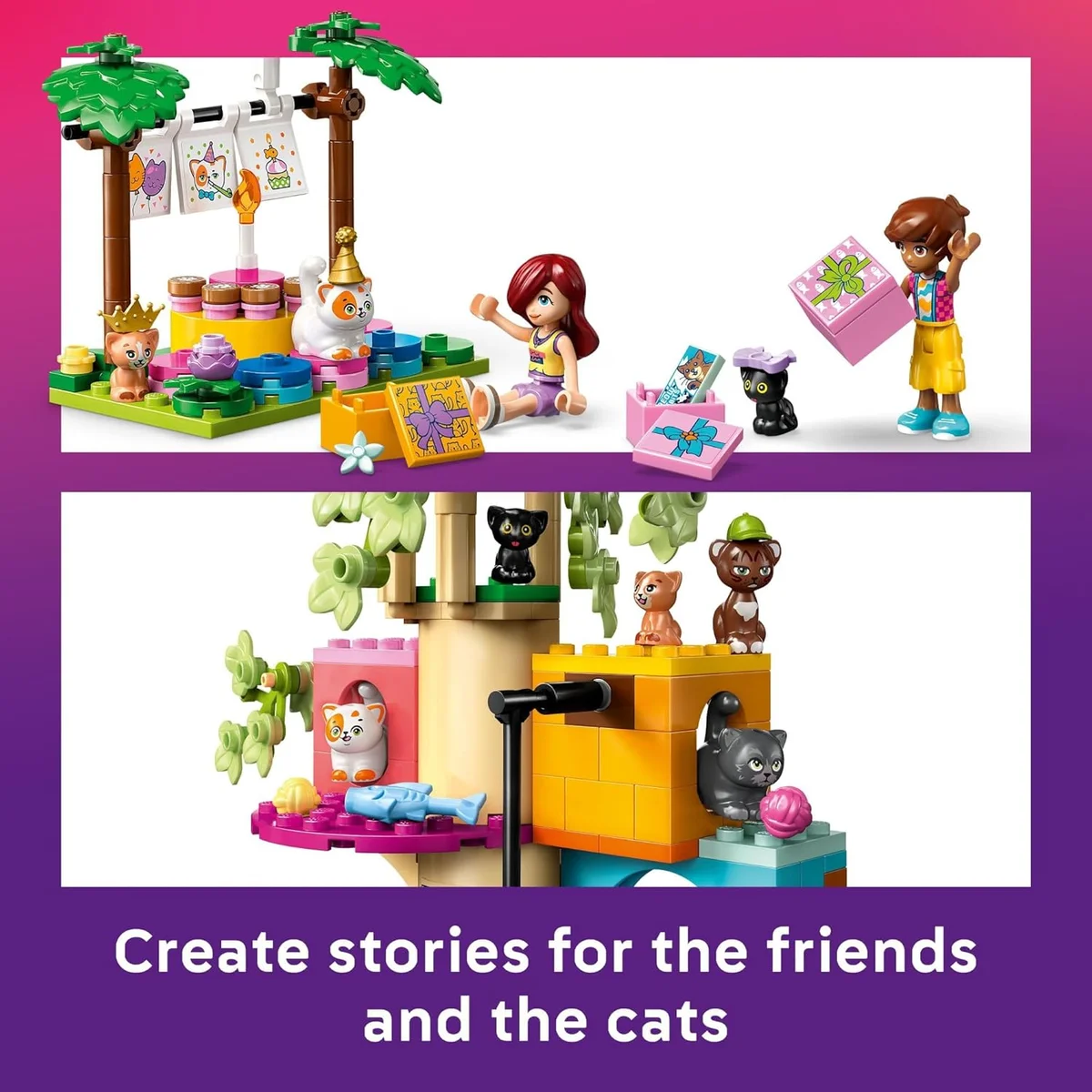 LEGO Friends Party & Tree House Building Toy 42666 - 321 Pieces - Multicolor - New image 4