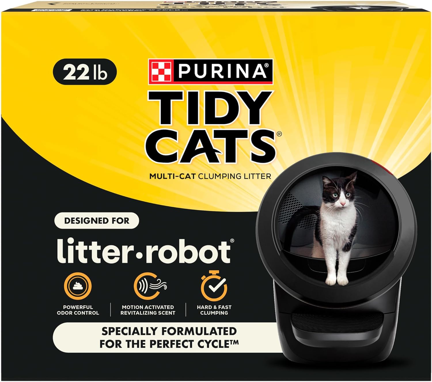 Tidy Cats Purina Cat Litter for Litter-Robot Clumping Odor Control Silica Gel New image 11