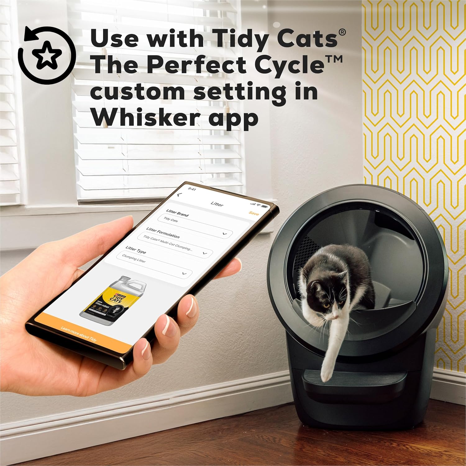Tidy Cats Purina Cat Litter for Litter-Robot Clumping Odor Control Silica Gel New image 16