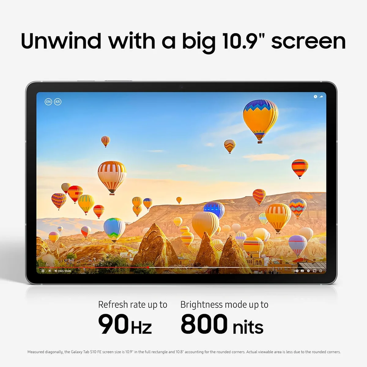Samsung Galaxy Tab S10 FE 256GB WiFi Tablet Exynos 1580 Processor Gray New image 2