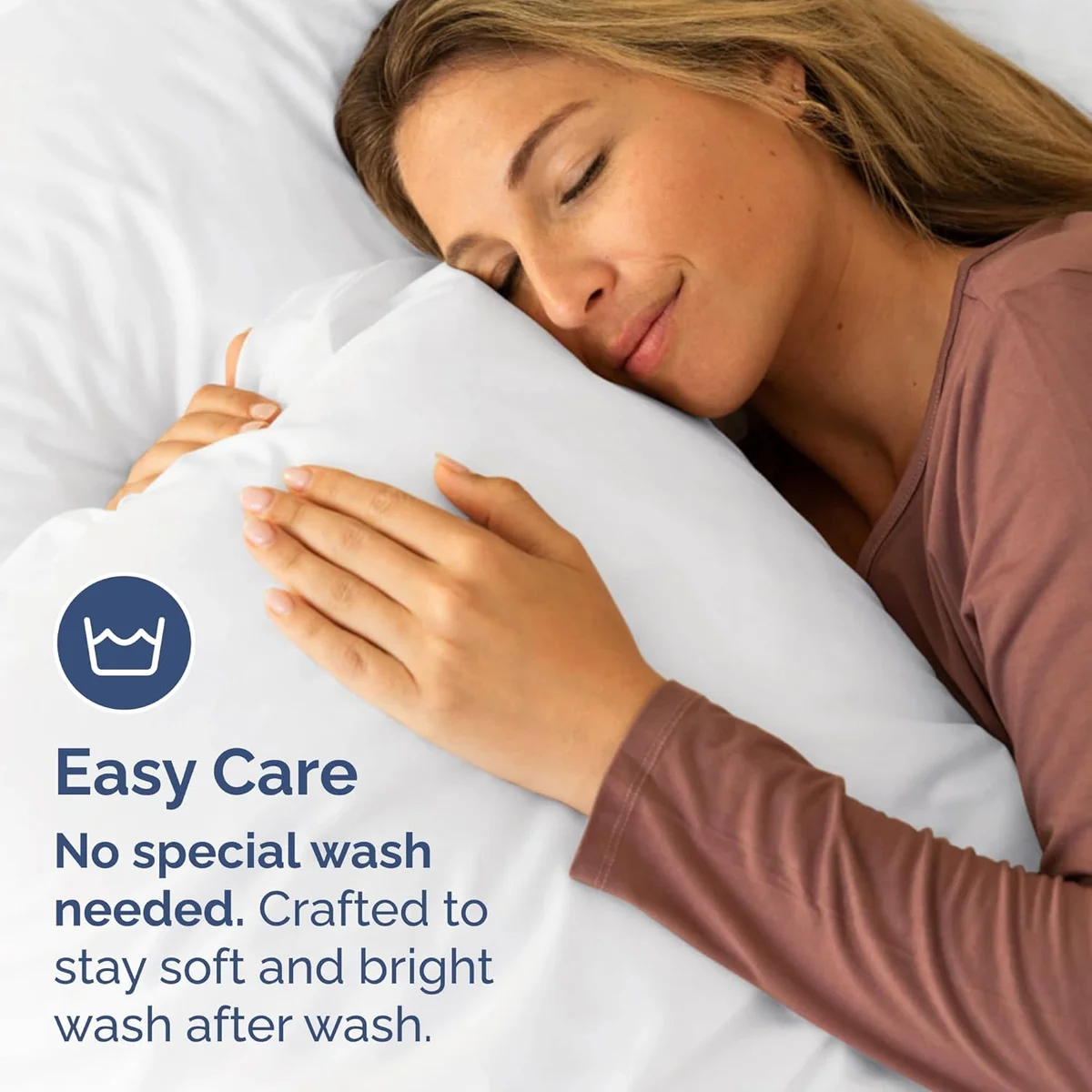 CGK Unlimited Queen Pillow Cases Set of 4 Microfiber Ultra Soft White New image 5