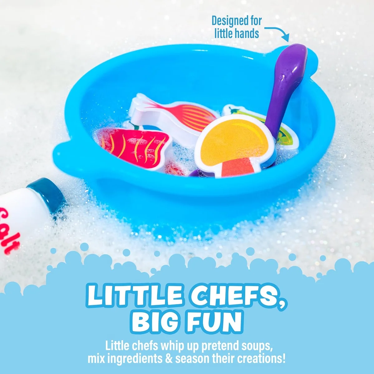 Tub Works Tub Soup Toddler Bath Toy TSPVL Floating Foam Veggies 13-Piece Set Red New image 6