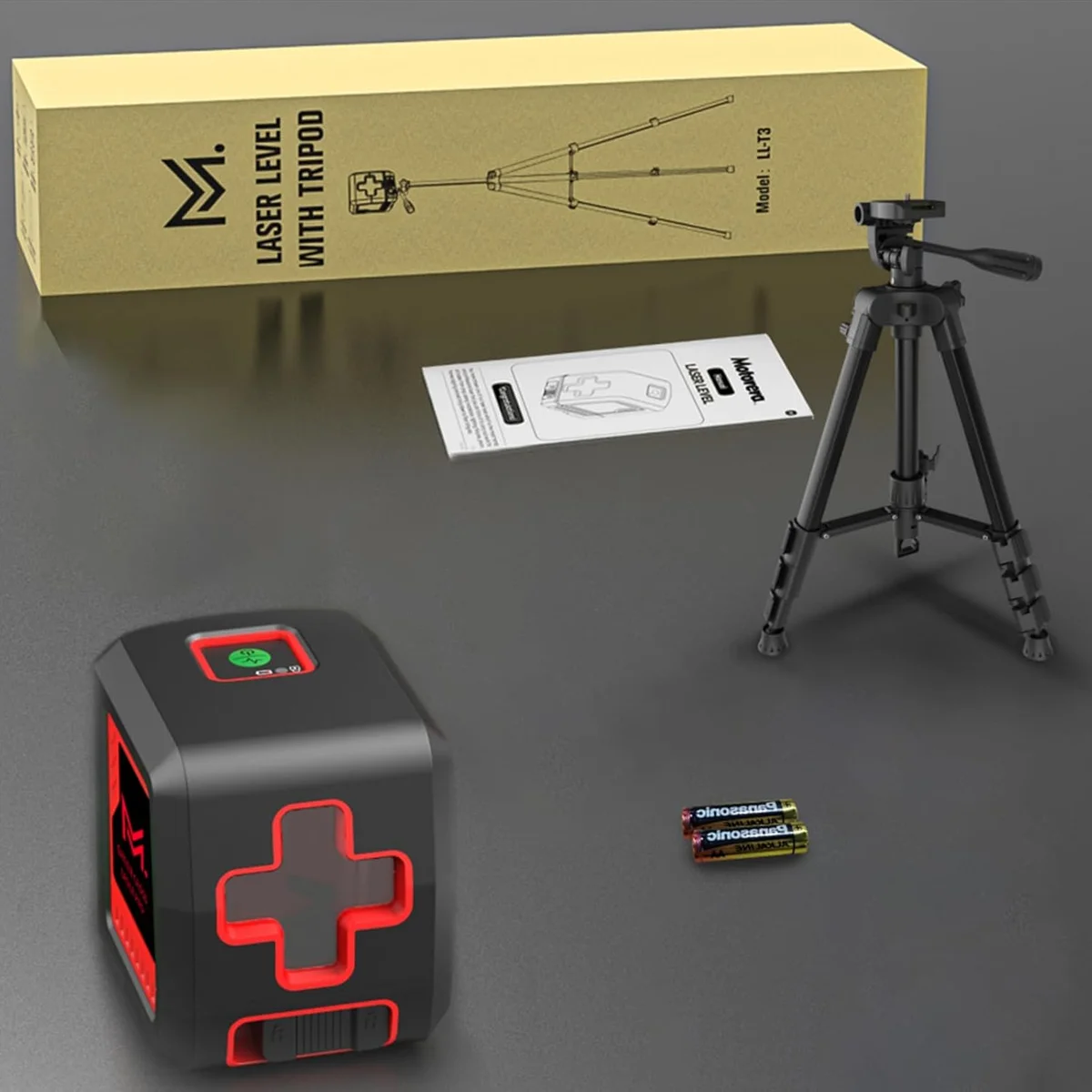 Motovera Self Leveling Laser Level LL-T2 100ft Green Cross Line with Tripod - New image 7