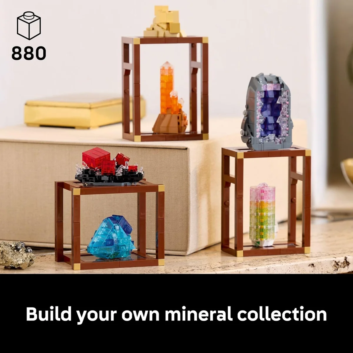 LEGO Ideas Mineral Collection Building Set 21362 - 880 Pieces - Multicolor - New image 2