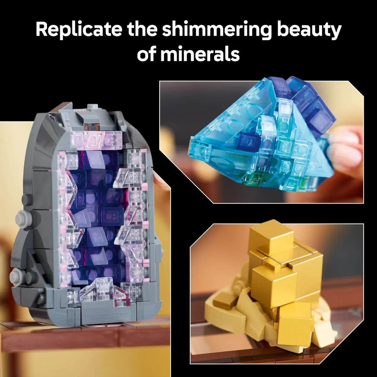 LEGO Ideas Mineral Collection Building Set 21362 - 880 Pieces - Multicolor - New image 4