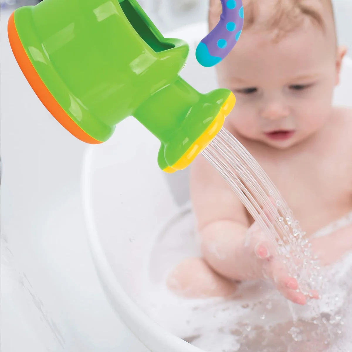 Nuby Watering Can Bath Toy Model 6627CS12 Interactive Plastic Small New image 6