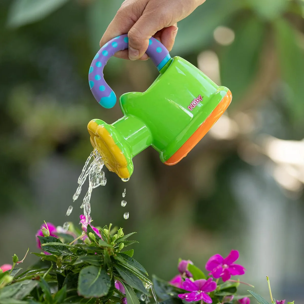 Nuby Watering Can Bath Toy Model 6627CS12 Interactive Plastic Small New image 10
