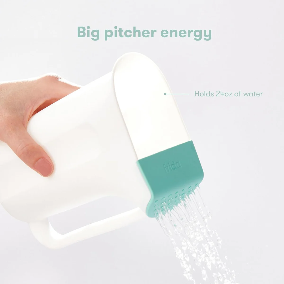 Frida Baby Control The Flow Bath Rinse Cup 24 Ounces White New image 3
