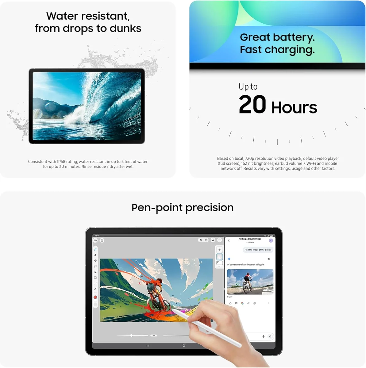 Samsung Galaxy Tab S10 FE 256GB WiFi Tablet Exynos 1580 Processor Gray New image 4