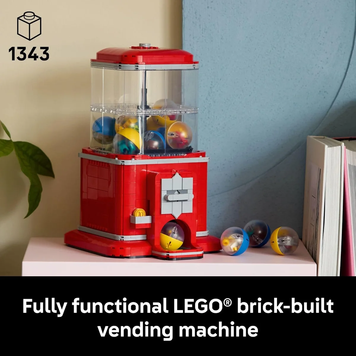 LEGO Minifigure Vending Machine Building Set 21358 Capsule Dispensing Toy Multicolor New image 2
