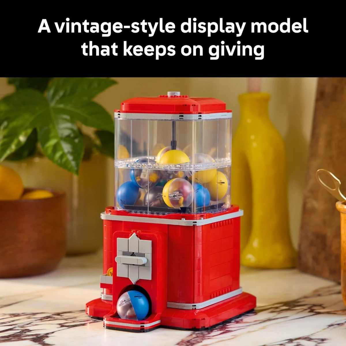 LEGO Minifigure Vending Machine Building Set 21358 Capsule Dispensing Toy Multicolor New image 6
