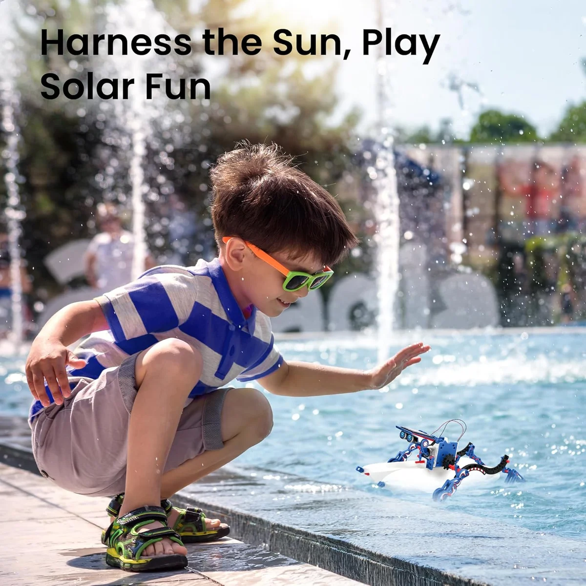 Sillbird Solar Robot Building Kit 12-in-1 CA-R220 STEM Educational Blue-red New image 3