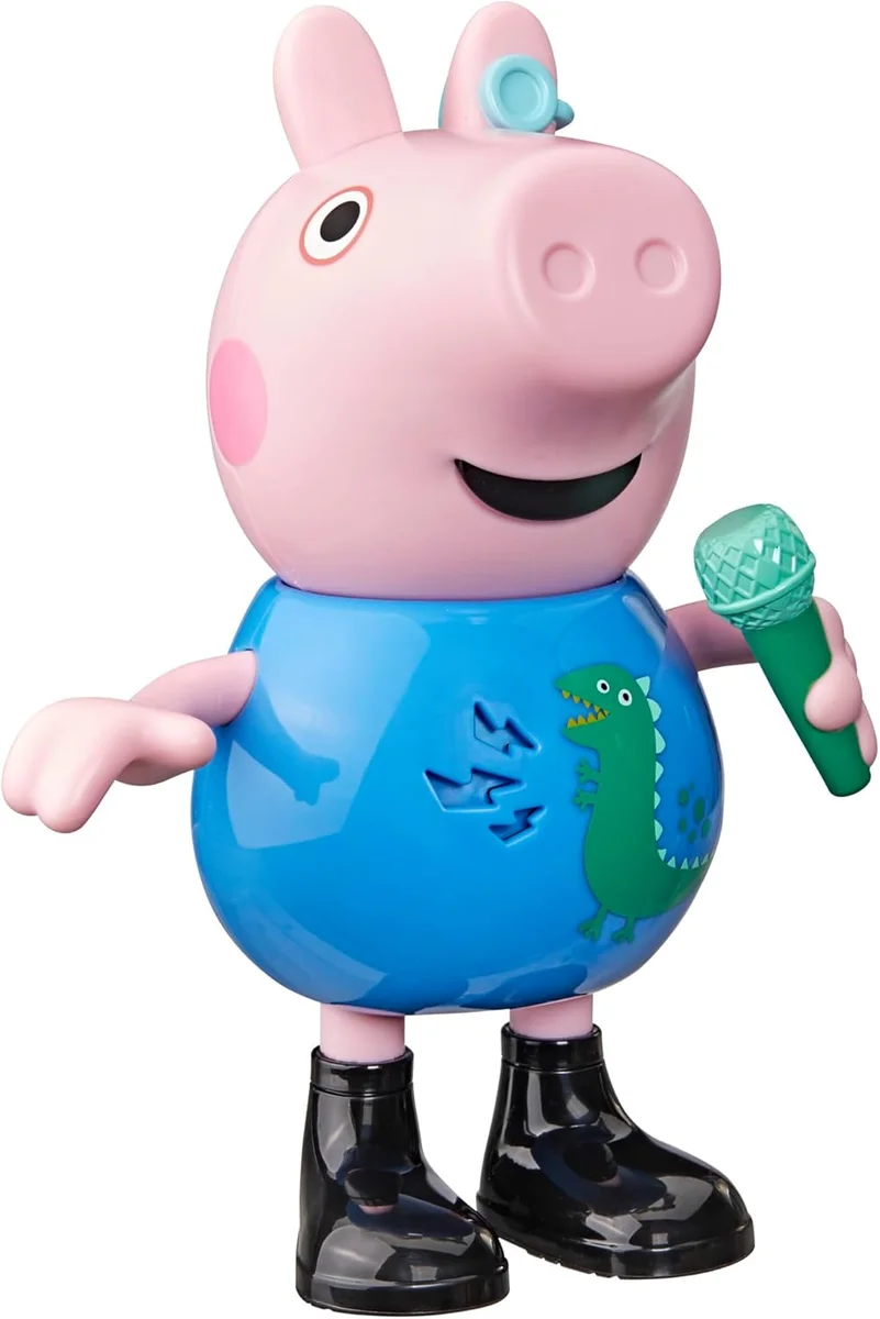 Peppa Pig Joke & Sing George Musical Toy G21785P2 50+ Sounds & Songs Multicolor New