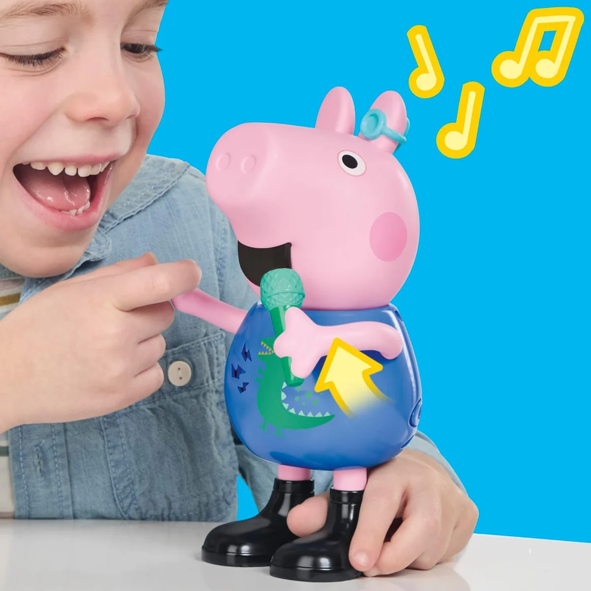 Peppa Pig Joke & Sing George Musical Toy G21785P2 50+ Sounds & Songs Multicolor New image 4