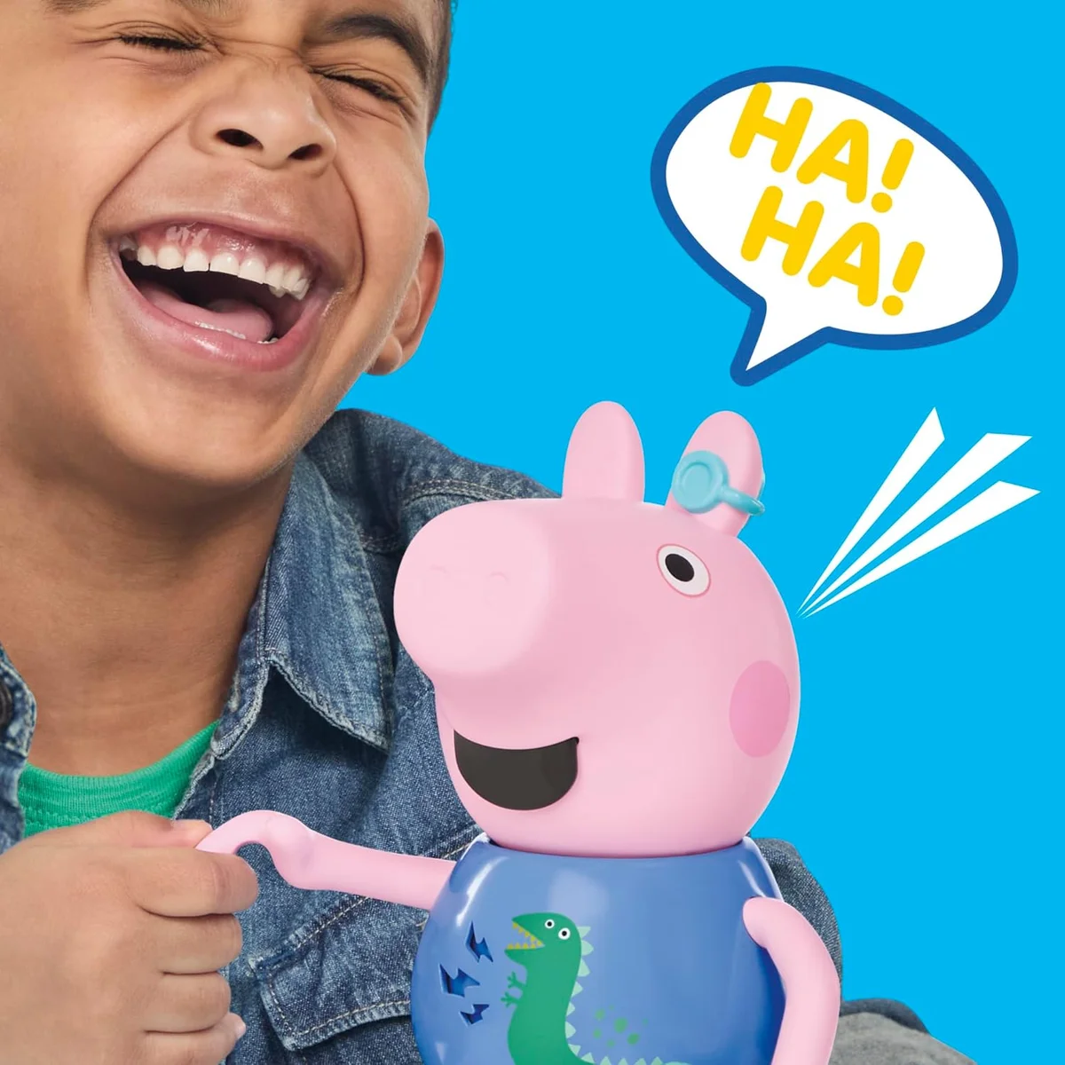 Peppa Pig Joke & Sing George Musical Toy G21785P2 50+ Sounds & Songs Multicolor New image 5