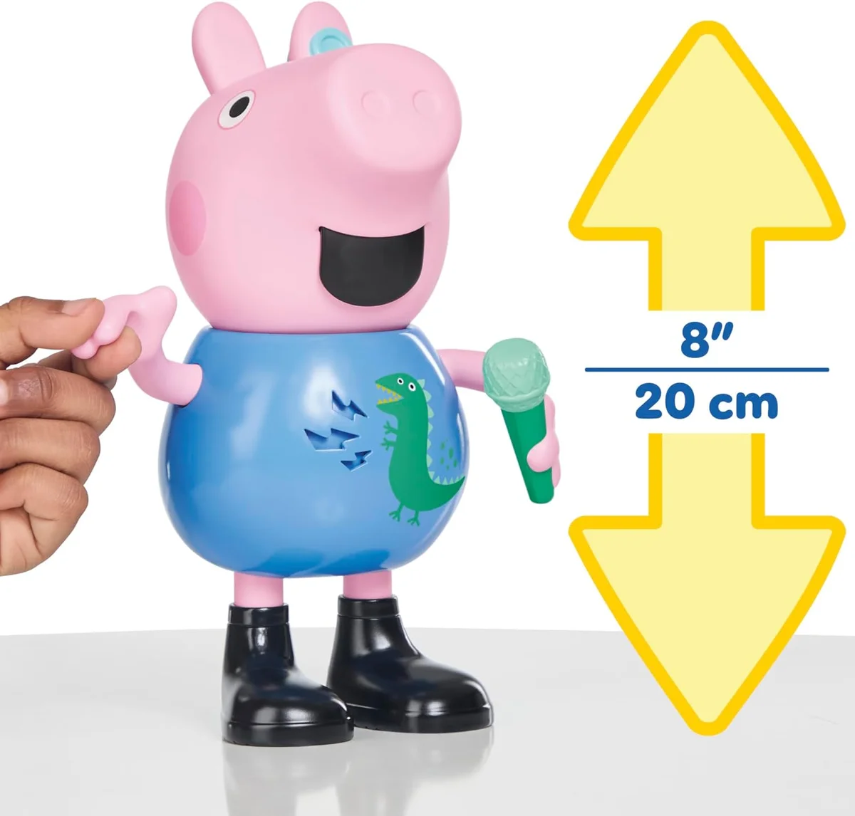 Peppa Pig Joke & Sing George Musical Toy G21785P2 50+ Sounds & Songs Multicolor New image 8