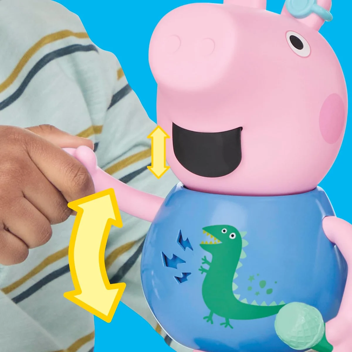 Peppa Pig Joke & Sing George Musical Toy G21785P2 50+ Sounds & Songs Multicolor New image 9