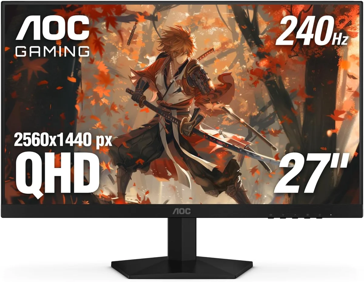 AOC Gaming Monitor Q27G41ZE 27 Inch 240Hz IPS Black New