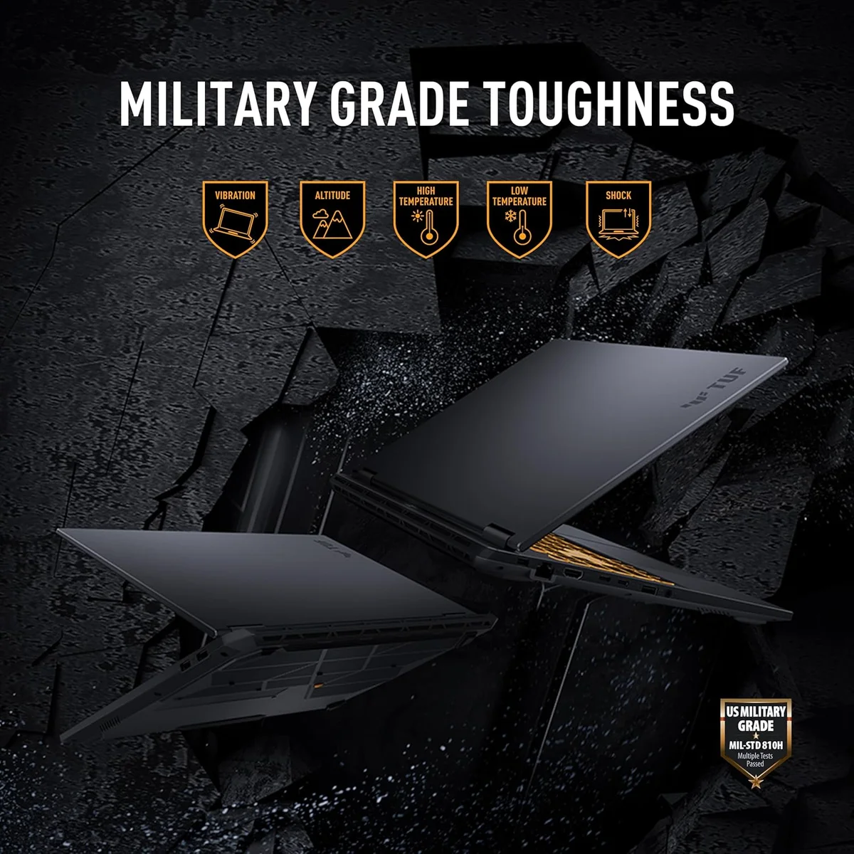 ASUS TUF Gaming F16 Gaming Laptop TUF Gaming A16 [16" FHD+ 165Hz, Intel Core i5 13450HX, RTX 5050] RTX 5050 | Core i5 New image 4