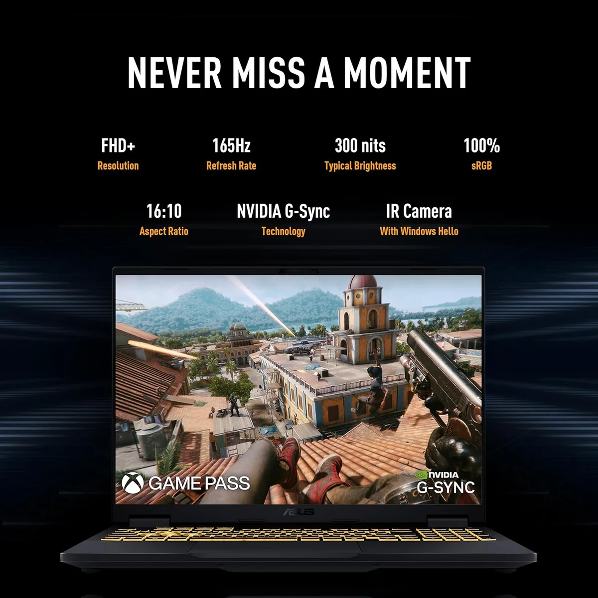 ASUS TUF Gaming F16 Gaming Laptop TUF Gaming A16 [16" FHD+ 165Hz, Intel Core i5 13450HX, RTX 5050] RTX 5050 | Core i5 New image 6