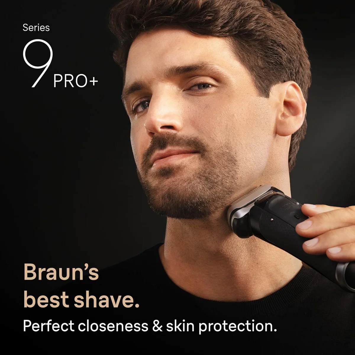 Braun Series 9 PRO+ Electric Shaver 9660CCPS Pro SensoAdapt Wet & Dry Black New image 4