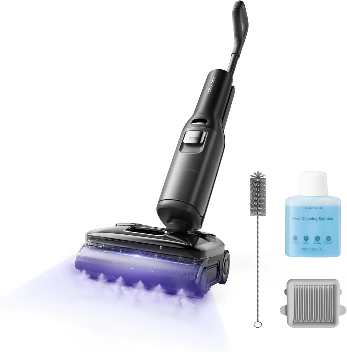 roborock F25 Ultra Steam Wet Dry Vacuum Cleaner WD6Y3A 356°F Steam & 187°F Hot Water Black New