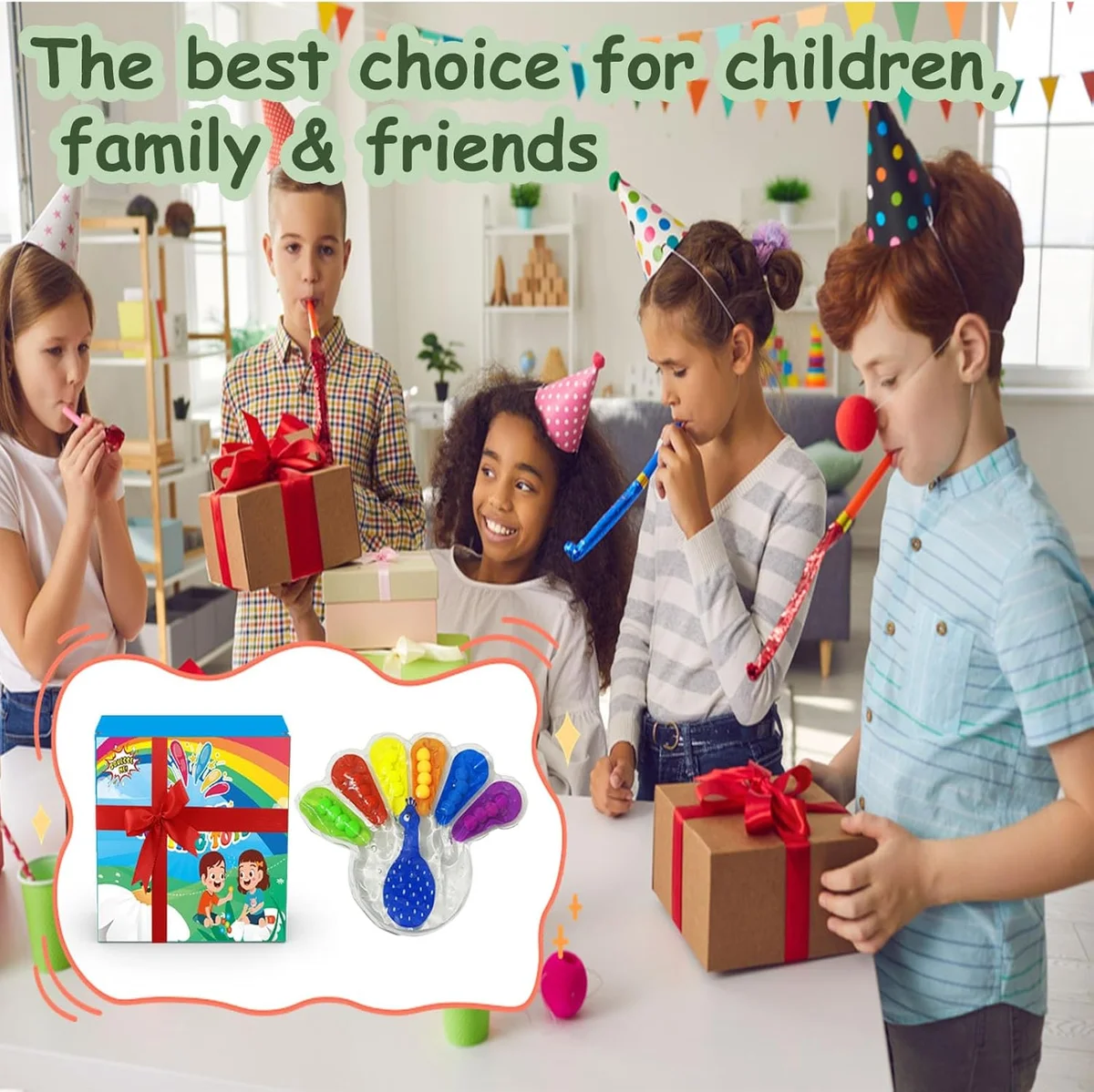GYsomer Color Sorting Sensory Toys Fine Motor Skills Toys Mini Plastic Peacock New image 6
