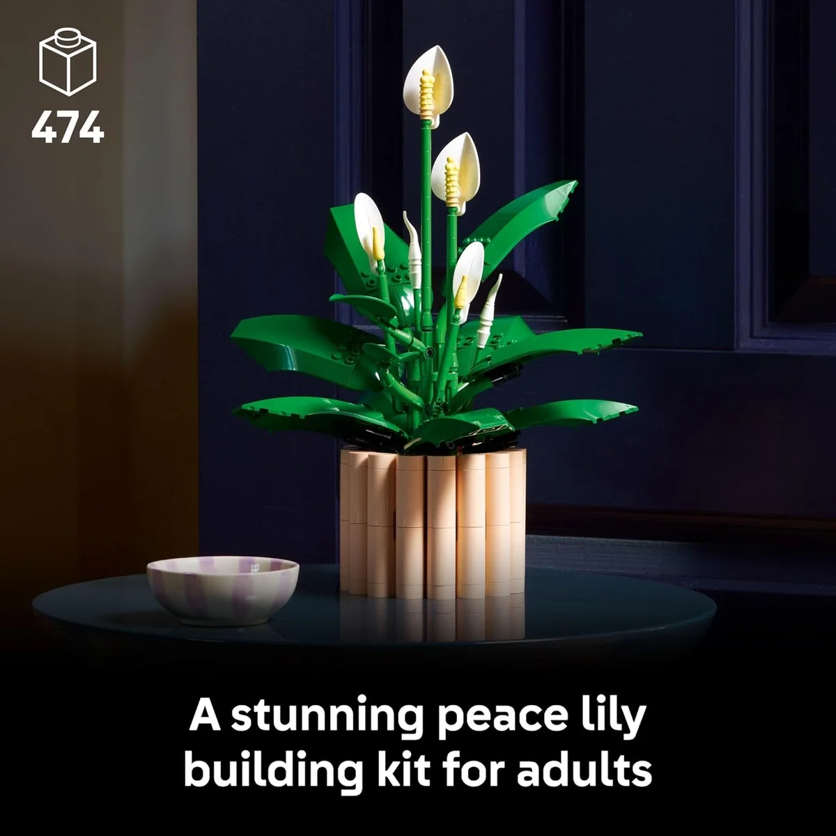 LEGO Botanicals Peace Lily Flower Building Set 11504 - 474 Pieces - Multicolor - New image 2