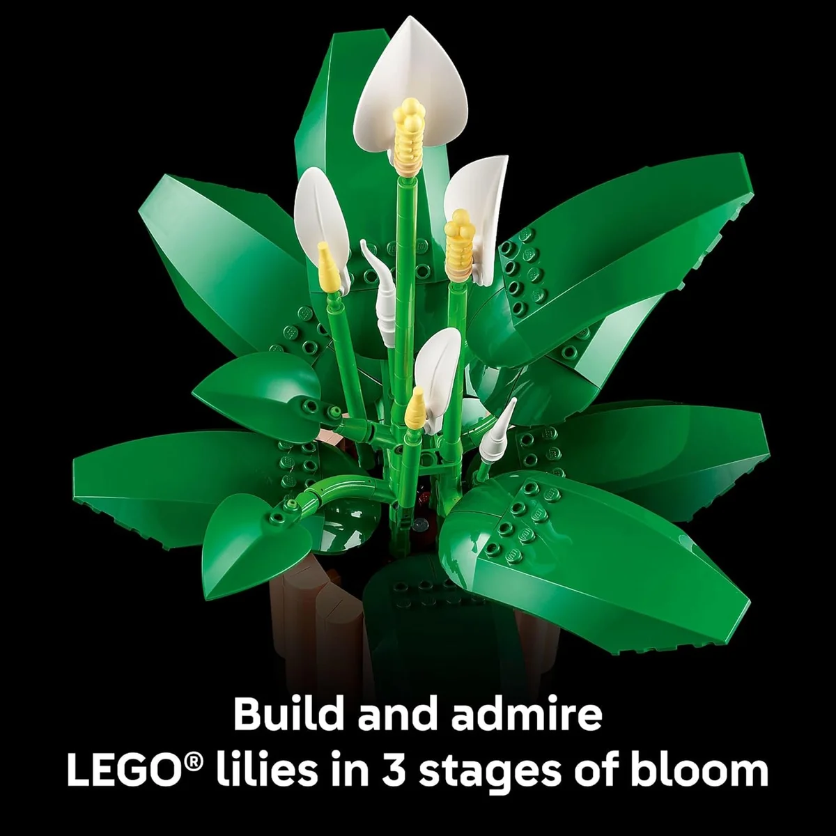 LEGO Botanicals Peace Lily Flower Building Set 11504 - 474 Pieces - Multicolor - New image 4