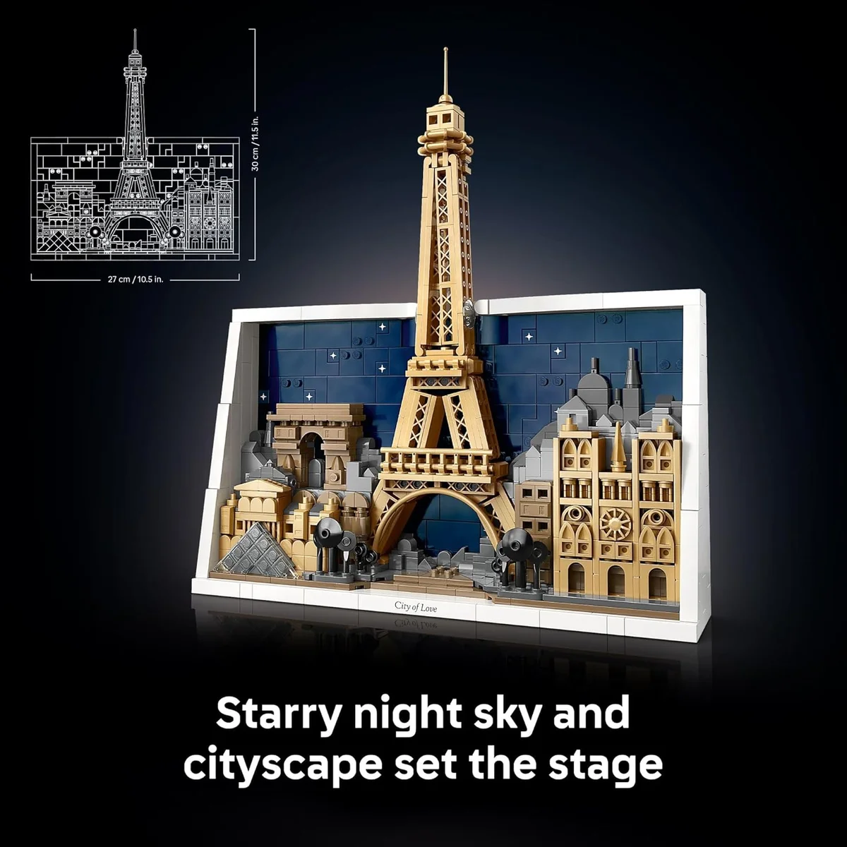 LEGO Architecture Paris City of Love Building Set 21064 958 Pieces Multicolor New image 4